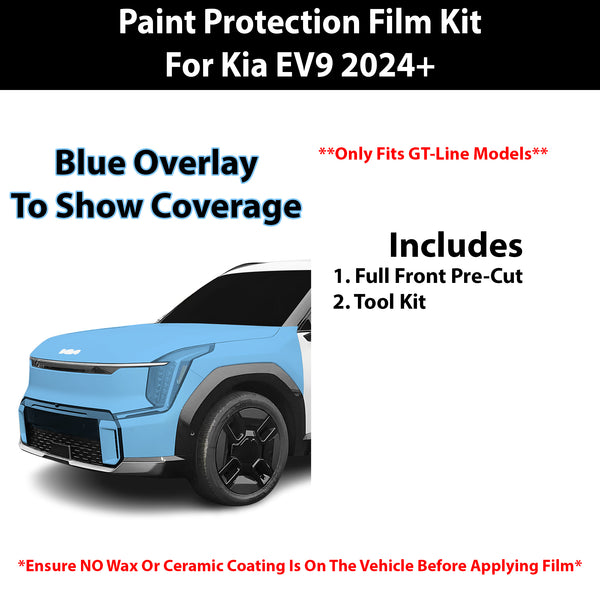 Fits Kia EV9 (GT-Line) 2024+ Precut Premium Paint Protection Film Clear Bra PPF Decal Film Kit