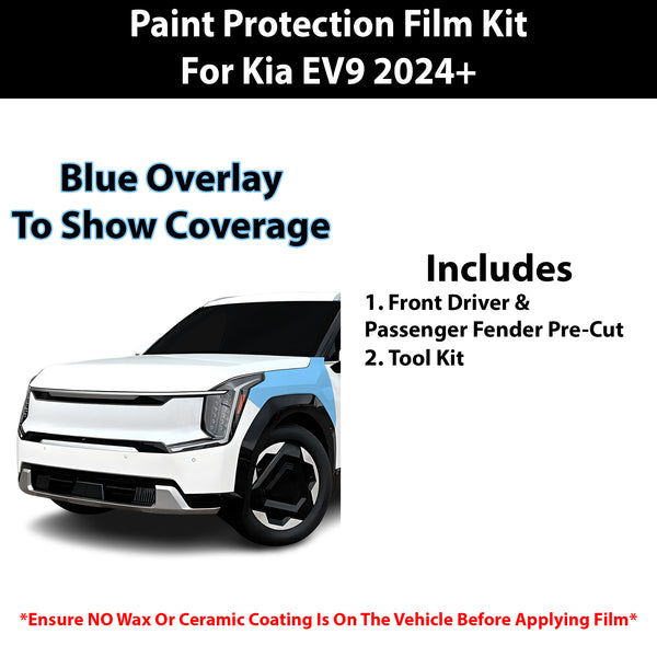 Fits Kia EV9 (GT-Line) 2024+ Precut Premium Paint Protection Film Clear Bra PPF Decal Film Kit