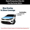 Fits Kia Forte 2022+ Precut Premium Paint Protection Film Clear Bra PPF Decal Film Kit