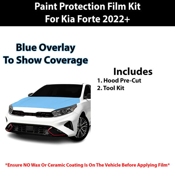 Fits Kia Forte 2022+ Precut Premium Paint Protection Film Clear Bra PPF Decal Film Kit