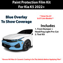 Fits Kia K5 (GT/ GT-Line) 2022+ Precut Premium Paint Protection Film Clear Bra PPF Decal Film Kit