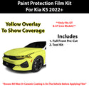 Fits Kia K5 (GT/ GT-Line) 2022+ Precut Premium Paint Protection Film Clear Bra PPF Decal Film Kit