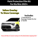 Fits Kia Niro EV 2023+ Precut Premium Paint Protection Film Clear Bra PPF Decal Film Kit