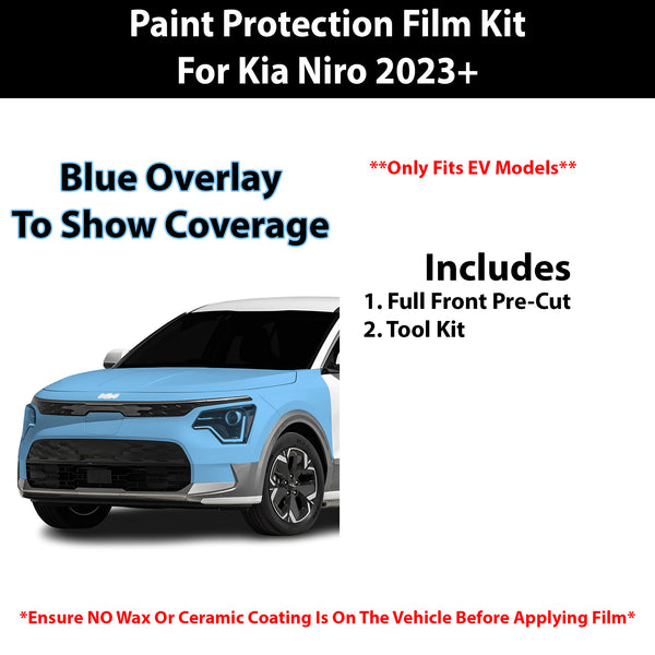 Fits Kia Niro EV 2023+ Precut Premium Paint Protection Film Clear Bra PPF Decal Film Kit