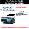 Fits Kia Niro Hybrid (LX/EX) 2023+ Precut Premium Paint Protection Film Clear Bra PPF Decal Film Kit Cover