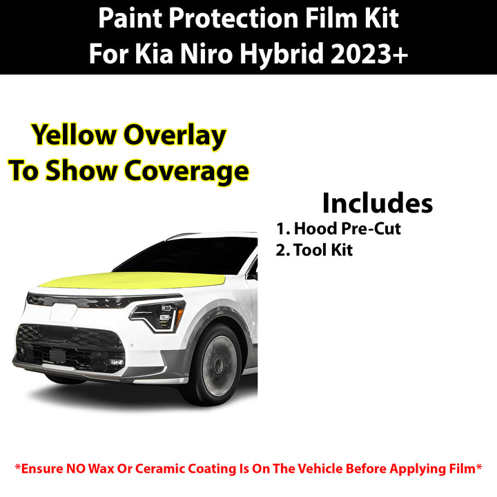 Fits Kia Niro Hybrid (LX/EX) 2023+ Precut Premium Paint Protection Film Clear Bra PPF Decal Film Kit Cover - Bogar Tech Designs