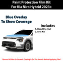 Fits Kia Niro Hybrid (LX/EX) 2023+ Precut Premium Paint Protection Film Clear Bra PPF Decal Film Kit Cover