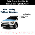 Fits Kia Niro Hybrid 2023+ Precut Premium Paint Protection Film Clear Bra PPF Decal Film Kit Cover