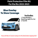 Fits Kia Rio 5 2022-2023 Precut Premium Paint Protection Film Clear Bra PPF Decal Film Kit