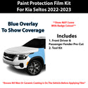 Fits Kia Seltos 2022-2023 Precut Premium Paint Protection Film Clear Bra PPF Decal Film Kit