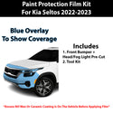 Fits Kia Seltos 2022-2023 Precut Premium Paint Protection Film Clear Bra PPF Decal Film Kit