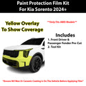 Fits Kia Sorento (AWD Models) 2024+ Precut Premium Paint Protection Film Clear Bra PPF Decal Film Kit Cover