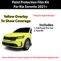 Fits Kia Sorento Hybrid 2021+ Precut Premium Paint Protection Film Clear Bra PPF Decal Film Kit Cover