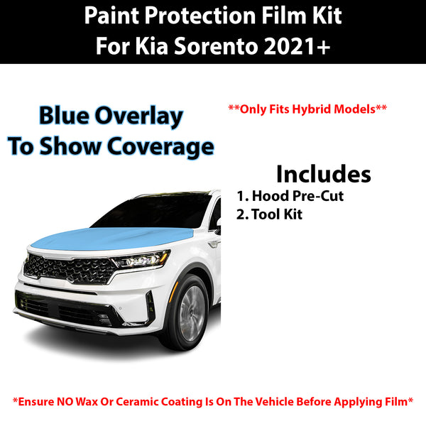 Fits Kia Sorento Hybrid 2021+ Precut Premium Paint Protection Film Clear Bra PPF Decal Film Kit Cover