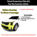 Fits Kia Sorento (LX/S/EX/SX) 2024+ Precut Premium Paint Protection Film Clear Bra PPF Decal Film Kit Cover