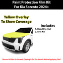 Fits Kia Sorento (LX/S/EX/SX) 2024+ Precut Premium Paint Protection Film Clear Bra PPF Decal Film Kit Cover