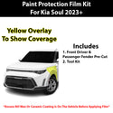 Fits Kia Soul 2023+ Precut Premium Paint Protection Film Clear Bra PPF Decal Film Kit Cover