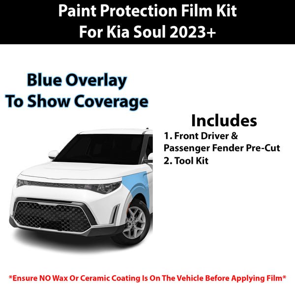 Fits Kia Soul 2023+ Precut Premium Paint Protection Film Clear Bra PPF Decal Film Kit Cover