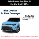 Fits Kia Soul 2023+ Precut Premium Paint Protection Film Clear Bra PPF Decal Film Kit Cover