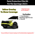 Fits Kia Sportage (X - Line) 2023+ Precut Premium Paint Protection Film Clear Bra PPF Decal Film Kit Cover - Bogar Tech Designs