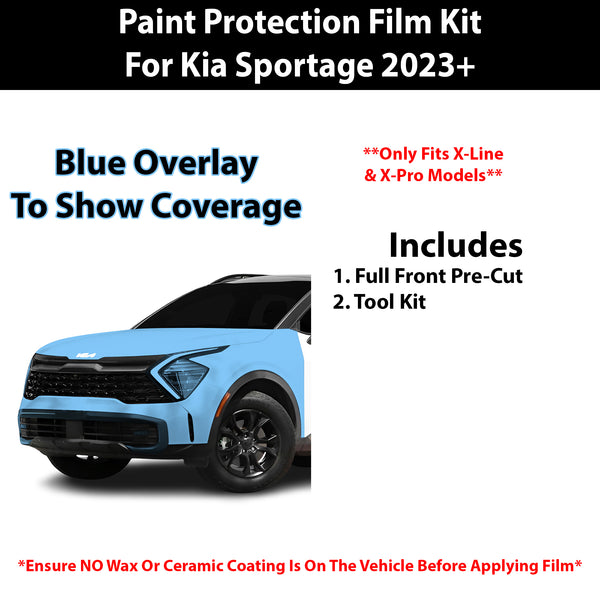 Fits Kia Sportage (X - Line) 2023+ Precut Premium Paint Protection Film Clear Bra PPF Decal Film Kit Cover - Bogar Tech Designs