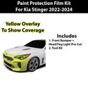 Fits Kia Stinger 2022+ Precut Premium Paint Protection Film Clear Bra PPF Decal Film Kit Cover