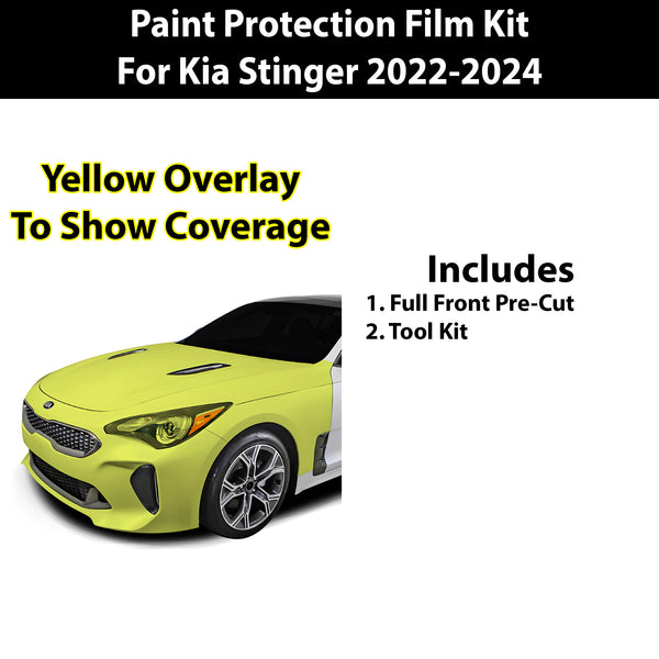 Fits Kia Stinger 2022+ Precut Premium Paint Protection Film Clear Bra PPF Decal Film Kit Cover