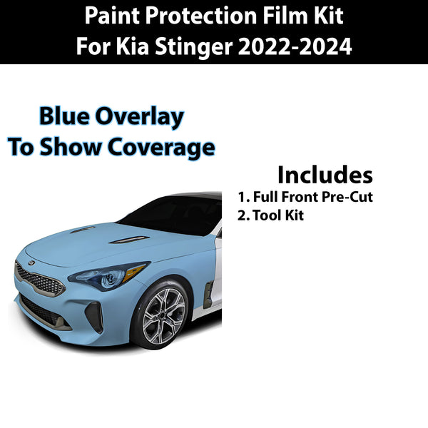 Fits Kia Stinger 2022+ Precut Premium Paint Protection Film Clear Bra PPF Decal Film Kit Cover