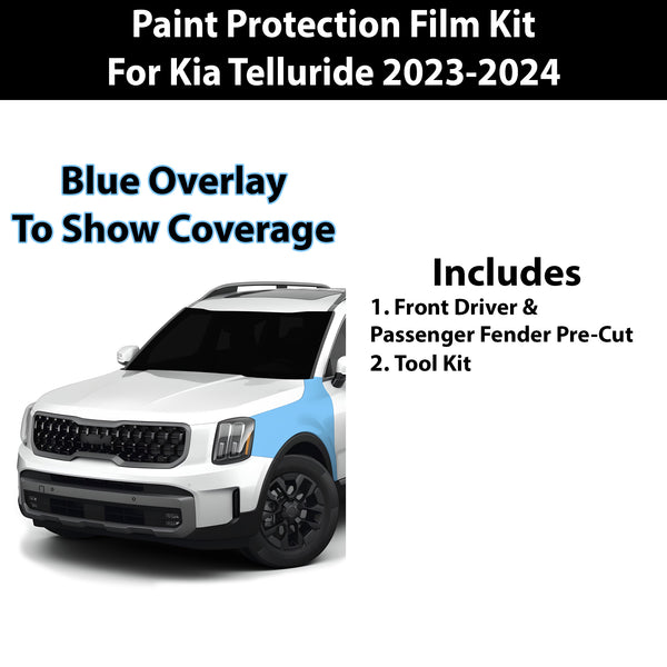 Precut Premium Paint Protection Film Clear Bra PPF Decal Film Kit Cover Fits Kia Telluride 2023-2024