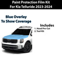 Precut Premium Paint Protection Film Clear Bra PPF Decal Film Kit Cover Fits Kia Telluride 2023-2024