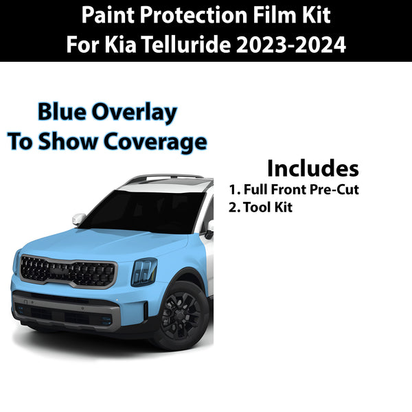 Precut Premium Paint Protection Film Clear Bra PPF Decal Film Kit Cover Fits Kia Telluride 2023-2024