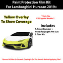 Fits Lamborghini Huracan EVO Spyder 2019+ Precut Premium Paint Protection Film Clear Bra PPF Decal Film Kit Cover