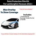 Fits Lamborghini Huracan Tecnica  2022+ Precut Premium Paint Protection Film Clear Bra PPF Decal Film Kit Cover