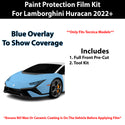 Fits Lamborghini Huracan Tecnica  2022+ Precut Premium Paint Protection Film Clear Bra PPF Decal Film Kit Cover