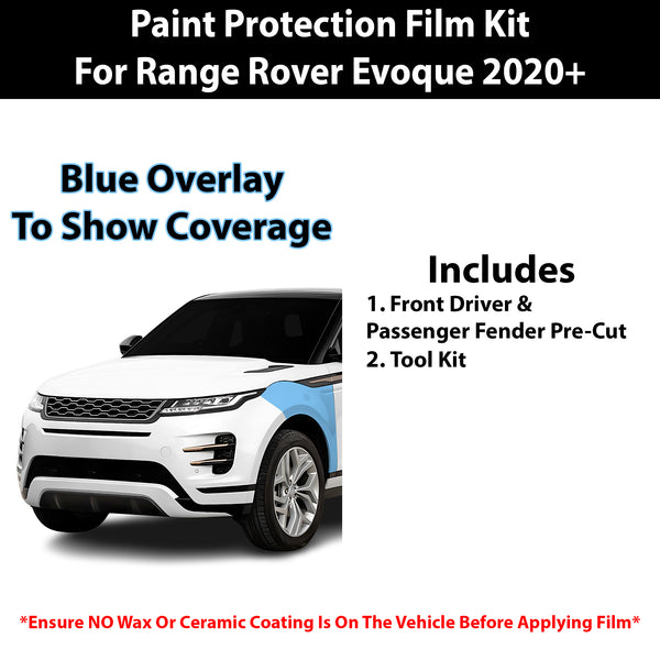 Fits Land Rover Range Rover Evoque 2020+ Precut Premium Paint Protection Film Clear Bra PPF Decal Film Kit Cover