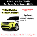 Fits Land Rover Range Rover Evoque 2020+ Precut Premium Paint Protection Film Clear Bra PPF Decal Film Kit Cover