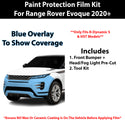 Fits Land Rover Range Rover Evoque 2020+ Precut Premium Paint Protection Film Clear Bra PPF Decal Film Kit Cover