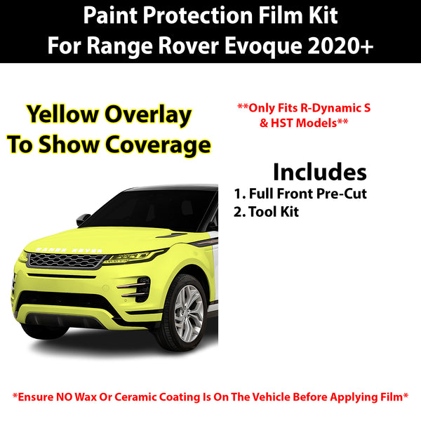 Fits Land Rover Range Rover Evoque 2020+ Precut Premium Paint Protection Film Clear Bra PPF Decal Film Kit Cover