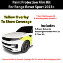 Fits Land Rover Range Rover Sport (Dynamic SE /Autobiography) 2023+ Precut Premium Paint Protection Film Clear Bra PPF Decal Film Kit Cover