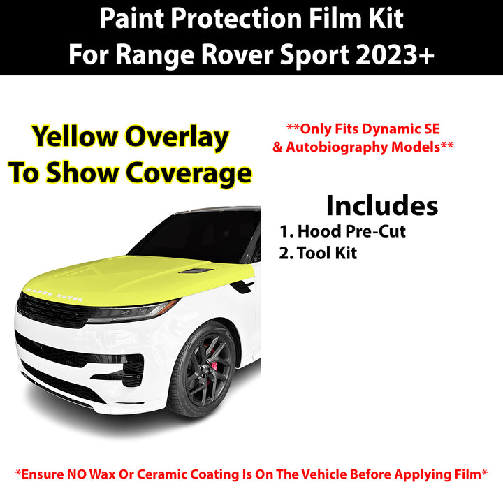 Fits Land Rover Range Rover Sport (Dynamic SE /Autobiography) 2023+ Precut Premium Paint Protection Film Clear Bra PPF Decal Film Kit Cover - Bogar Tech Designs