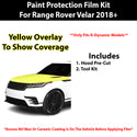 Fits Land Rover Range Rover Velar (R-Dynamic) 2018+ Precut Premium Paint Protection Film Clear Bra PPF Decal Film Kit Cover