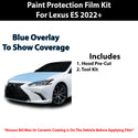 Fits Lexus ES (F Sport) 2019+ Precut Premium Paint Protection Film Clear Bra PPF Decal Film Kit Cover