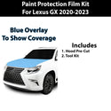 Fits Lexus GX 2020-2023 Precut Premium Paint Protection Film Clear Bra PPF Decal Film Kit Coverage