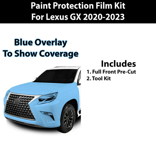 Fits Lexus GX 2020-2023 Precut Premium Paint Protection Film Clear Bra PPF Decal Film Kit Coverage