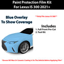 Fits Lexus IS (300) 2021+ Precut Premium Paint Protection Film Clear Bra PPF Decal Film Kit Cover