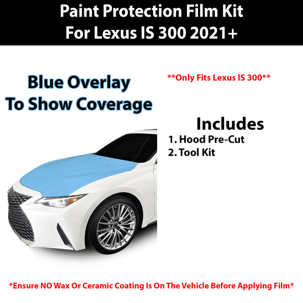 Fits Lexus IS (300) 2021+ Precut Premium Paint Protection Film Clear Bra PPF Decal Film Kit Cover