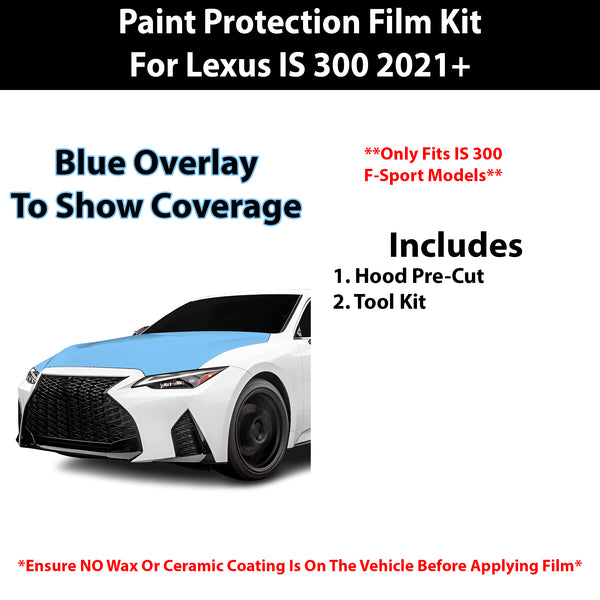 Fits Lexus IS (300/350 F Sport) 2021+ Precut Premium Paint Protection Film Clear Bra PPF Decal Film Kit Cover