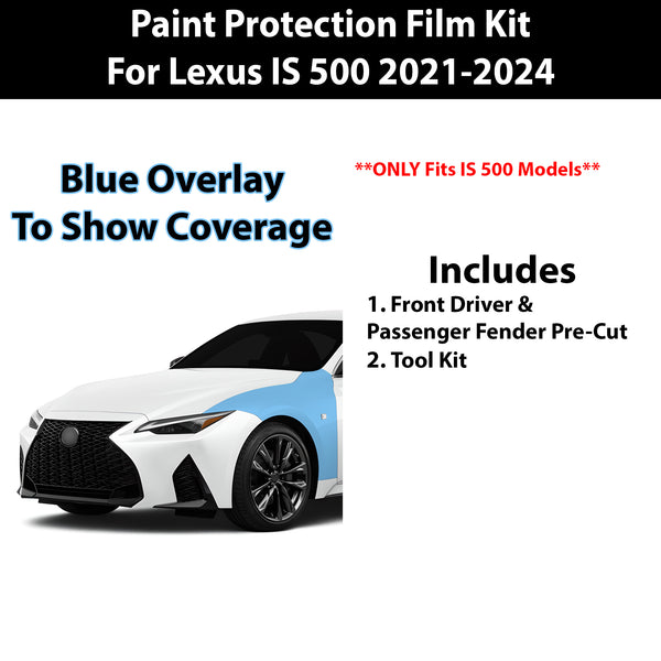 Precut Premium Paint Protection Film Clear Bra PPF Decal Film Kit Cover Fits Lexus IS500 2021-2024