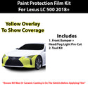 Fits Lexus LC 500 2018+ Precut Premium Paint Protection Film Clear Bra PPF Decal Film Kit