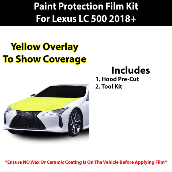 Fits Lexus LC 500 2018+ Precut Premium Paint Protection Film Clear Bra PPF Decal Film Kit